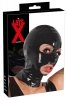 latex mask, czarna lateksowa maska, maska z latexu, maska latex bdsm